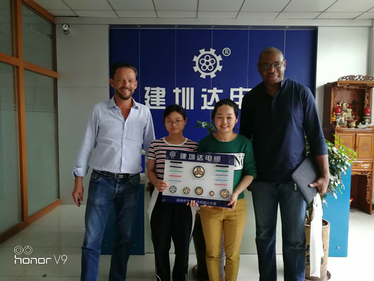 建圳達電纜津巴布韋客戶見證