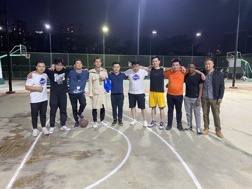 交聯(lián)聚乙烯電纜廠家，建圳達(dá)電線電纜公司的周末籃球比賽