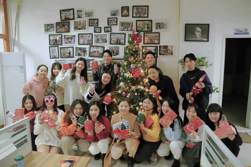 建圳達電線電纜有限公司-外貿部集體過圣誕節活動