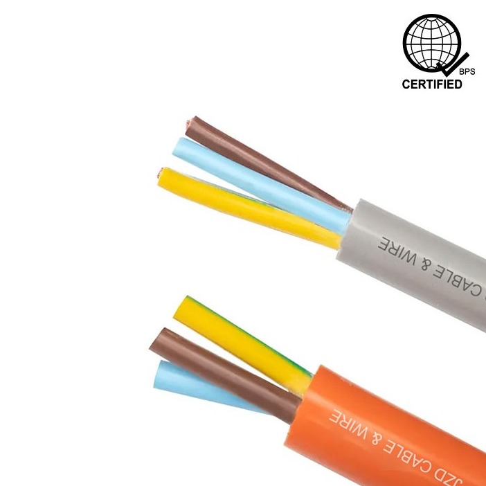 建圳達(dá)菲律賓BPS認(rèn)證royal cord線，PVC多芯電纜線，RVV電線