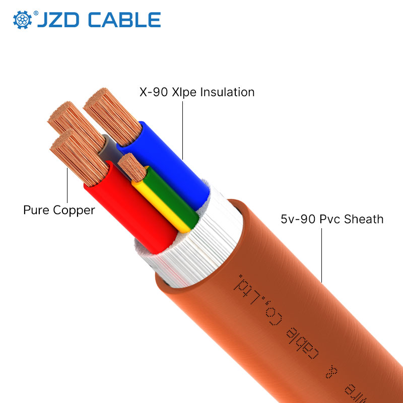 SAA 澳大利亞標準多芯 X-HF-100絕緣  HFS-110-TP 護套 Elastomer Cable 110&deg;C電力電纜