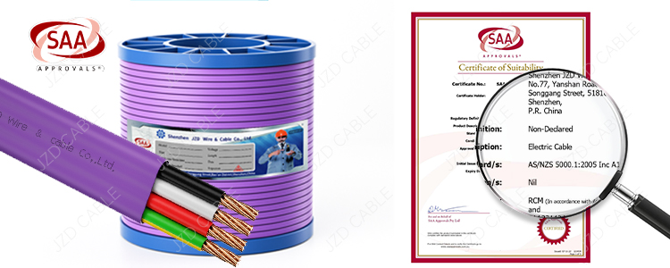 低煙無鹵扁平TPS電纜